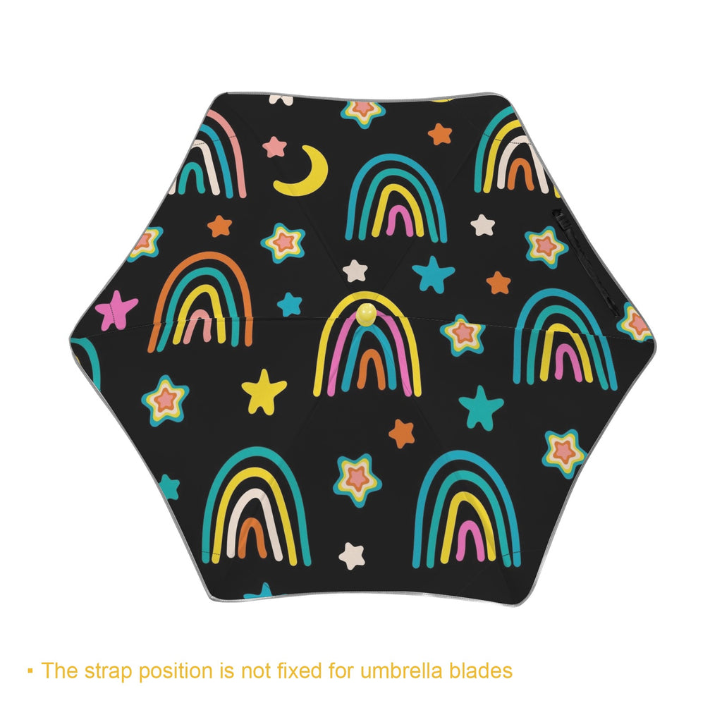 Rainbows Kids Safe Round Corner Umbrella Kids Safe Round Corner Umbrella Printed Offshore