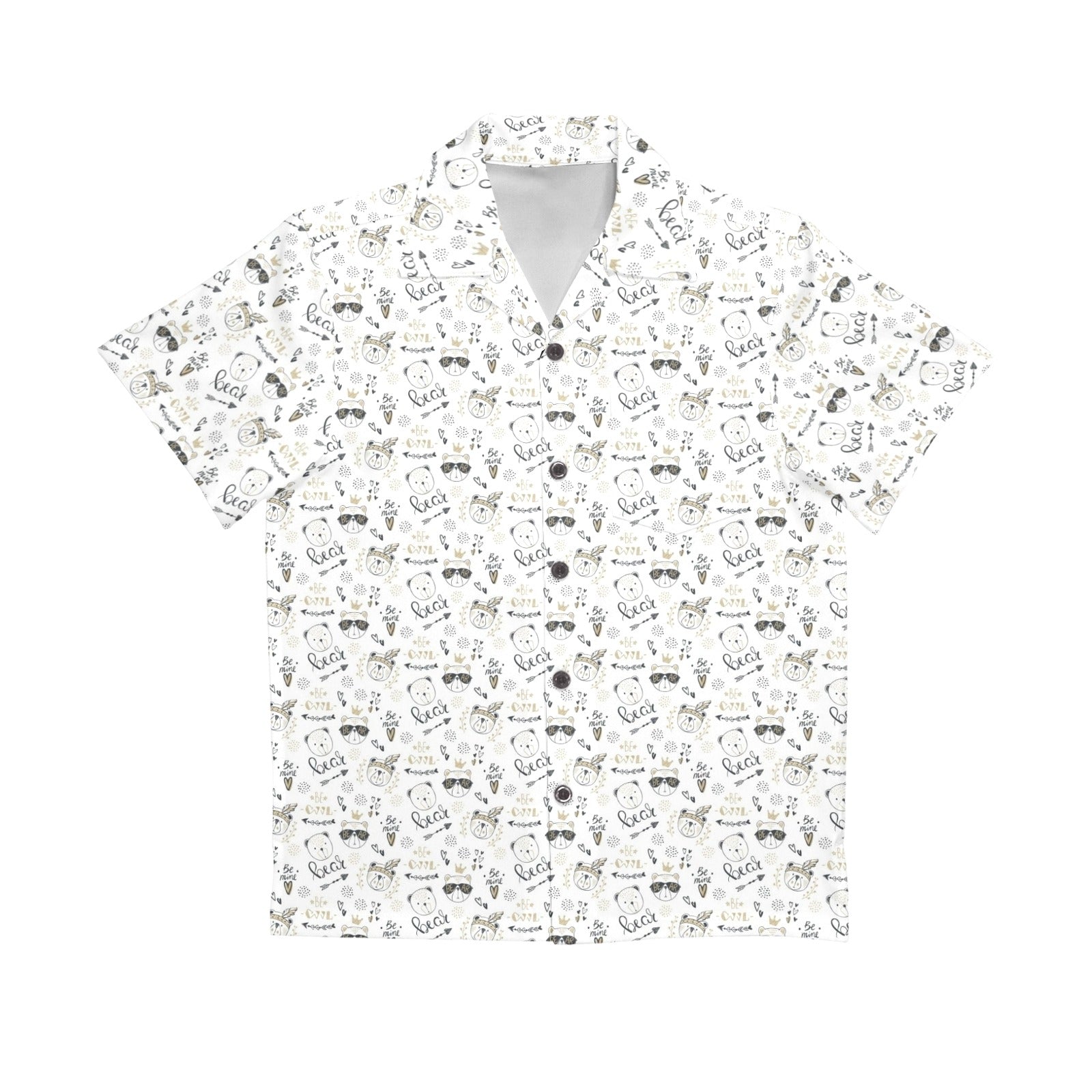 Bears Senior Kids Hawaiian Shirt