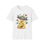 UFO Cat Abduction Unisex T-Shirt Unisex Adult T-shirt animal Globally Fulfilled Sci Fi