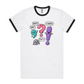 Funny Punctuation AS Colour Staple Ringer Tee