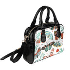 Pretty Moths And Butterflies Shoulder Handbag