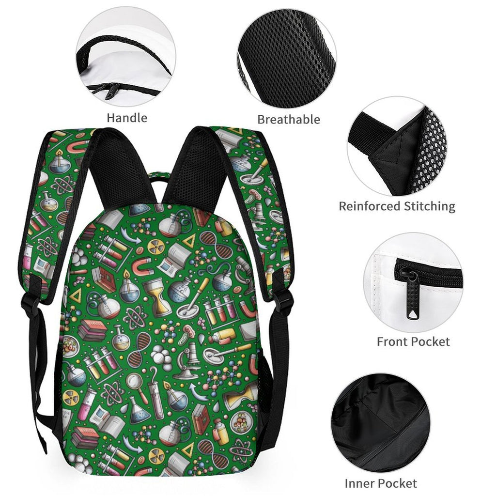 Science Love Backpack, Lunch Bag & Pencil Case Set