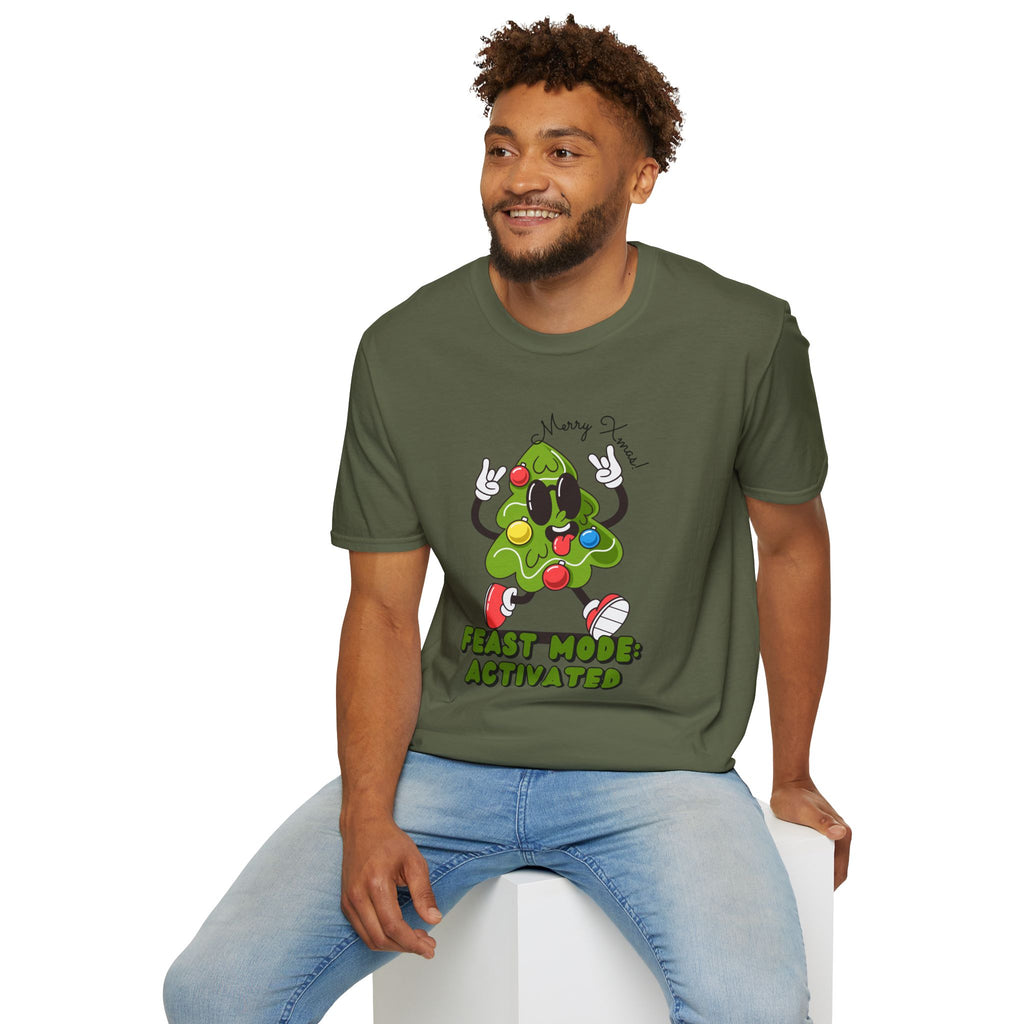 Christmas Feast Mode Activated - Unisex Softstyle T-Shirt