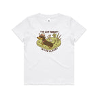 Dachshund, I've Got Friends In Low Places Kid's AS Colour T-shirt White Kids Youth T-shirt animal Printed In Australia