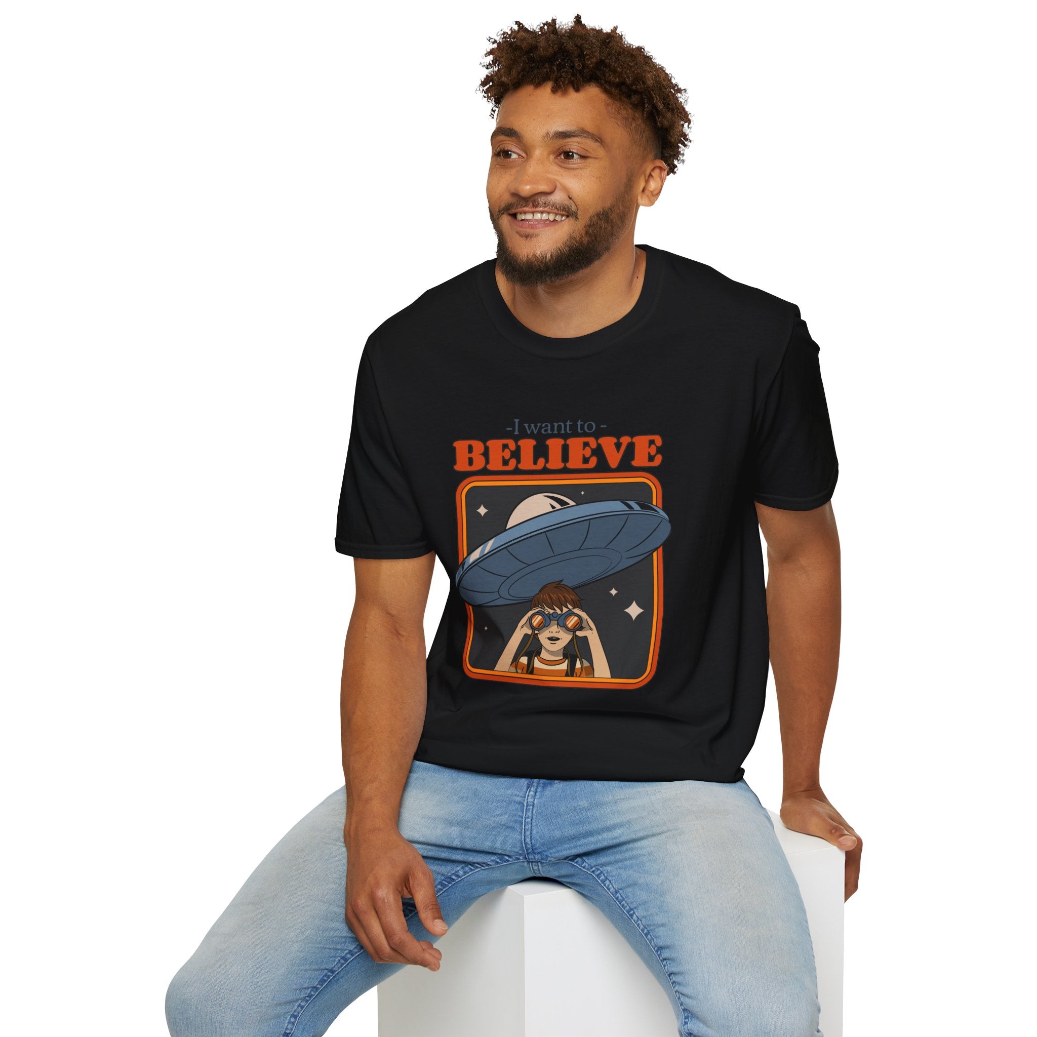 I Want To Believe, UFO - Unisex Softstyle T-Shirt