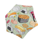 Sushi Characters Kids Safe Round Corner Umbrella One Size Kids Safe Round Corner Umbrella Food Printed Offshore