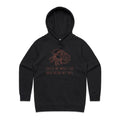 Excuse Me While I Go Back Inside My Shell, Introvert Hermit Crab - Womens Hoodie Black Womens Hoodie Printed In Australia