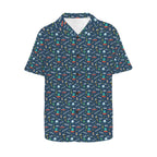 UFO's And Aliens Men's Short Sleeve Hawaiian Shirt Men's Hawaiian Shirt (New) Printed Offshore Sci Fi