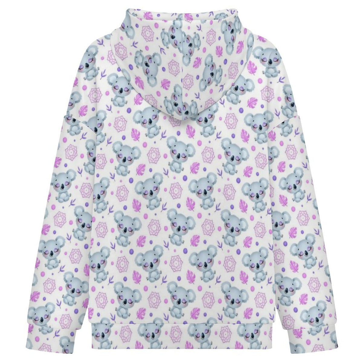 Zen Koala Women's Full-Zip Hoodie