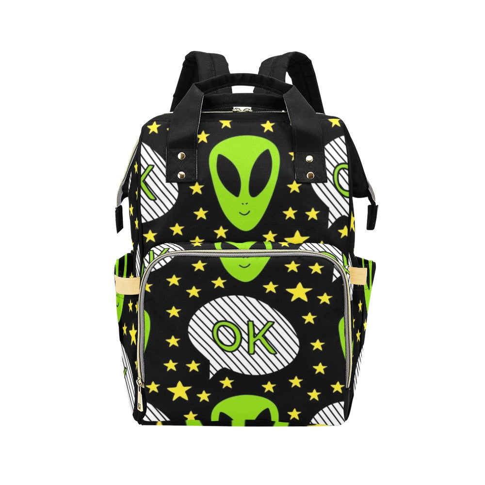 Alien OK - Multi-Function Backpack, Nappy / Diaper Bag