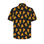 Pizzas Men's Short Sleeve Hawaiian Shirt Men's Hawaiian Shirt (New) Food Printed Offshore