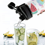 Summer Fun - Insulated Water Bottle with Dual-Use Lid (18oz) Insulated Water Bottle with Dual-Use Lid (18oz) Printed Offshore Summer