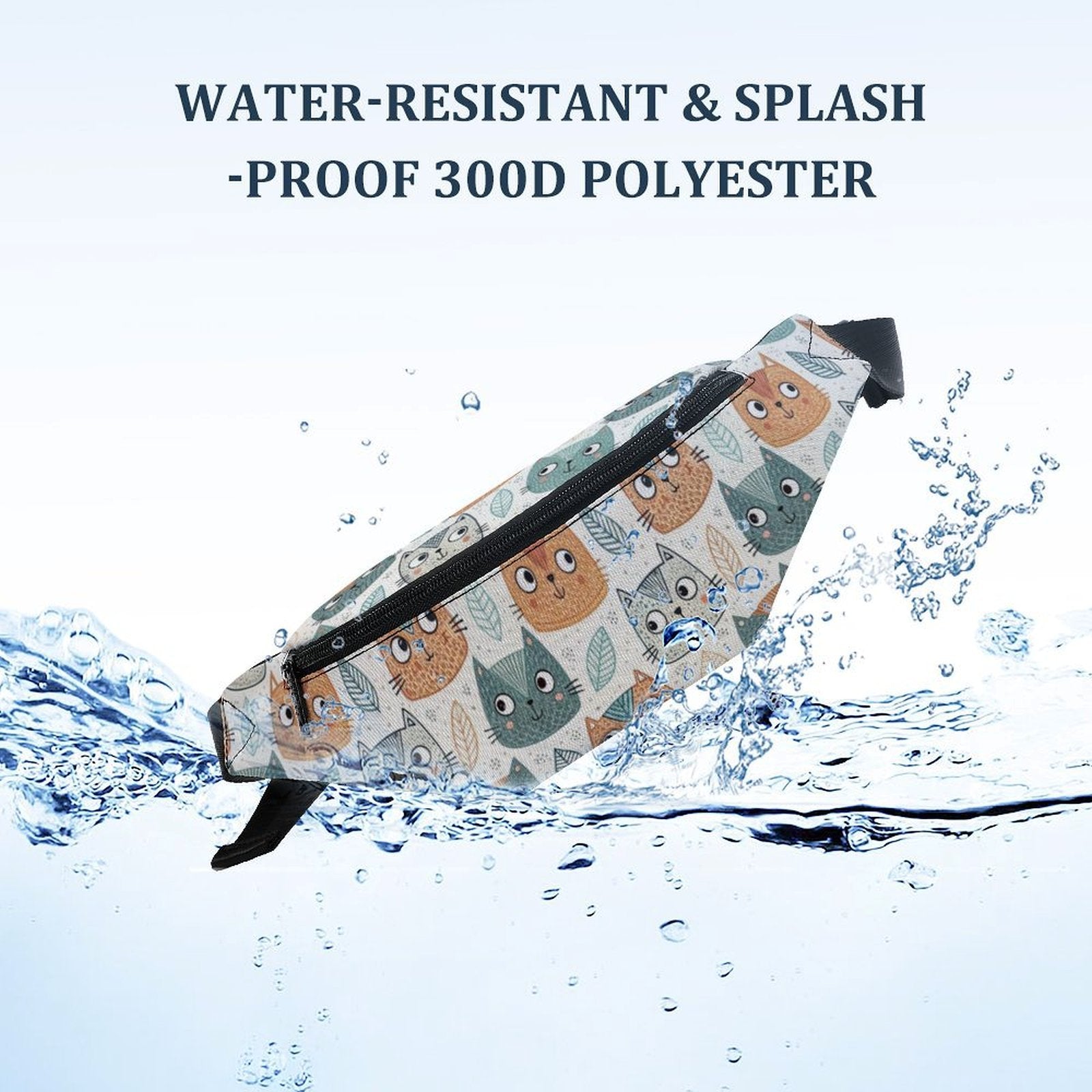 Cute Cat Faces - Bum Bag / Fanny Pack