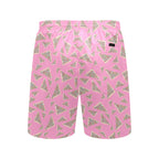 Fairy Bread Pink Men's Mid-Length Beach Shorts Men's Mid-Length Beach Shorts Food Printed Offshore