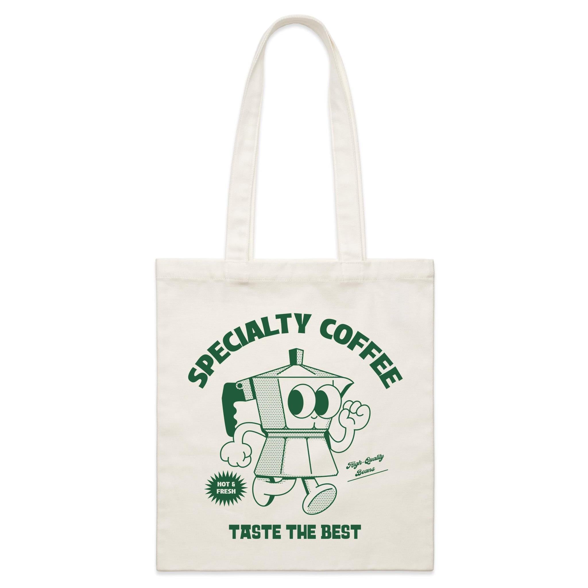 Specialty Coffee - Parcel Canvas Tote Bag Default Title Small Tote Bag Coffee Printed In Australia