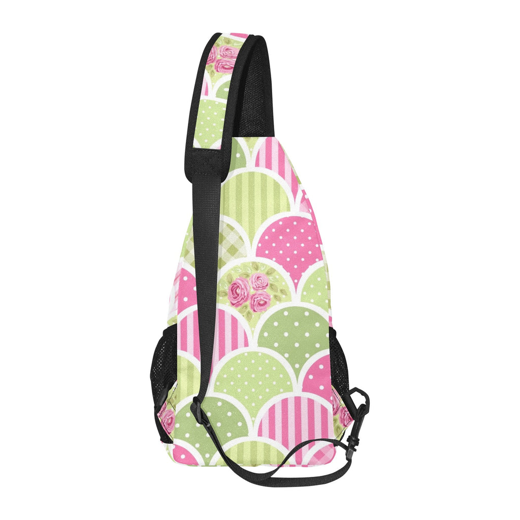 Floral Tabs - Chest Bag
