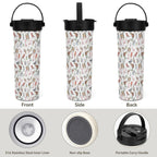 Birds Of A Feather 20oz Tea Tumbler with Carry Handle