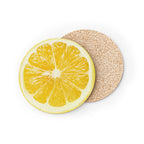 Lemon Slice - Round Coasters Round 3.7" x 3.7" 1pc Round Coaster Australian Printer