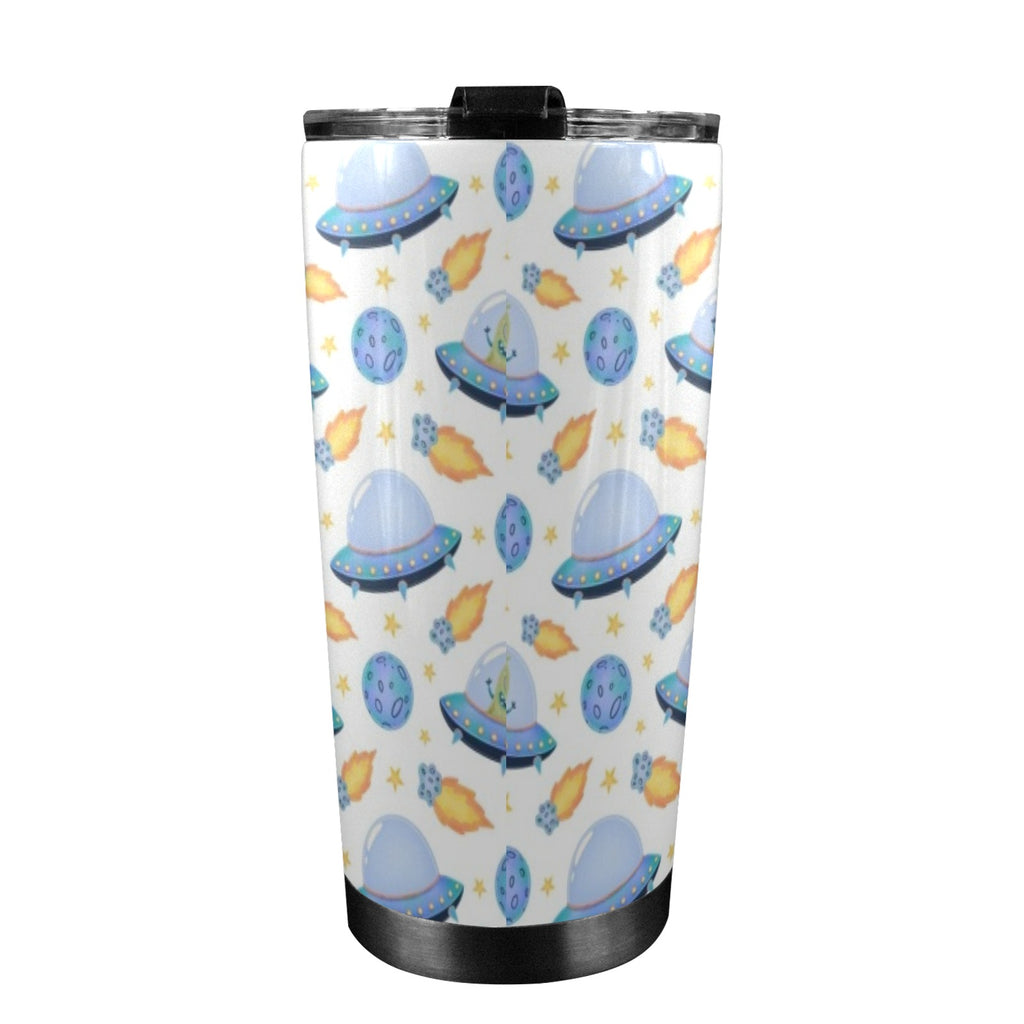 UFO's 20oz Mobile Tumbler with Lid (Black Lock) 20oz Travel Mug Printed Offshore Sci Fi