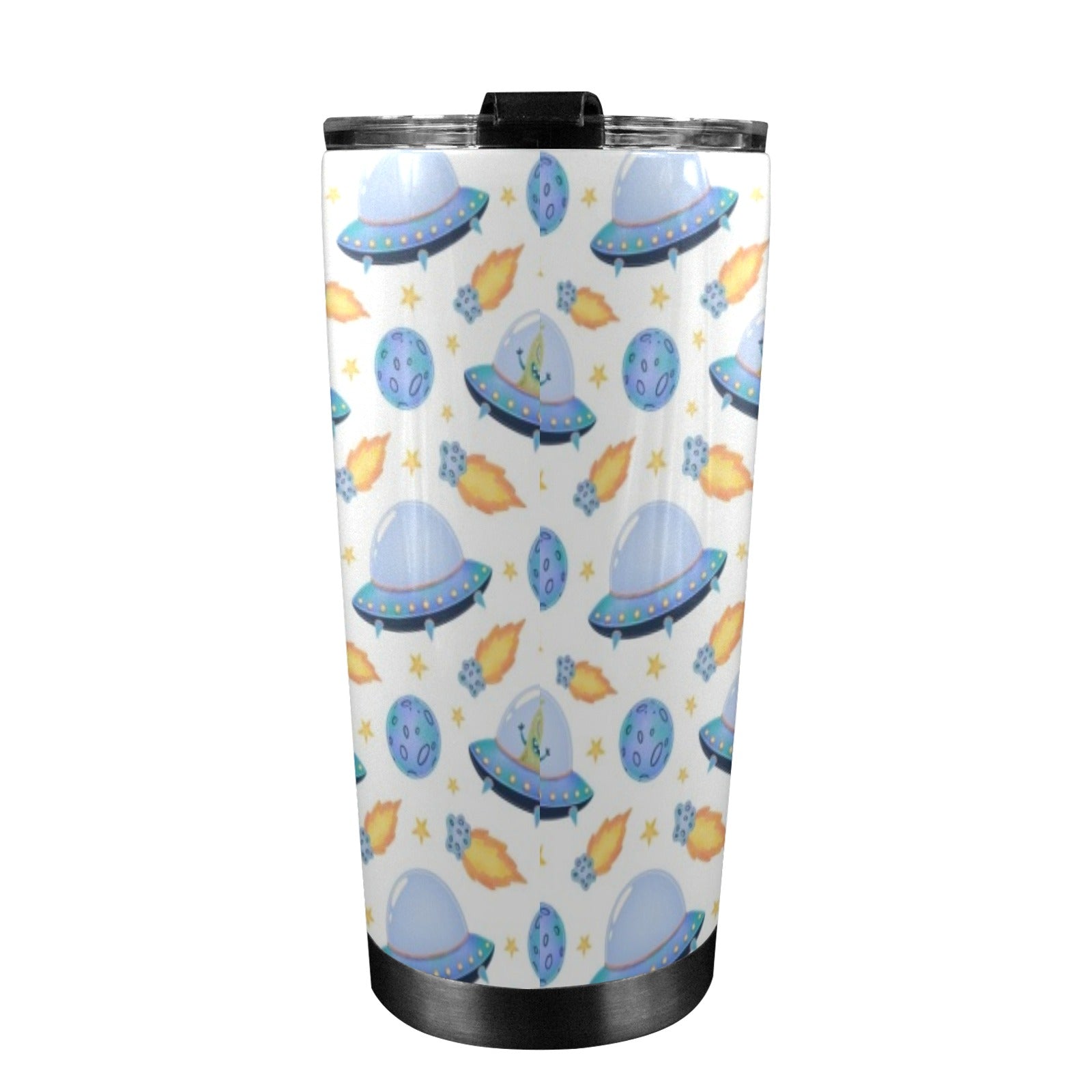UFO's 20oz Mobile Tumbler with Lid (Black Lock) 20oz Travel Mug Printed Offshore Sci Fi