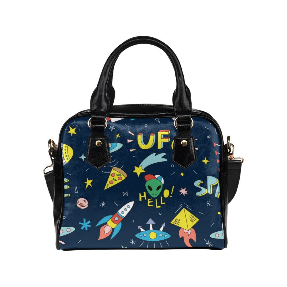 Hello Alien - Shoulder Handbag (Model 1634) Shoulder Handbags (1634)