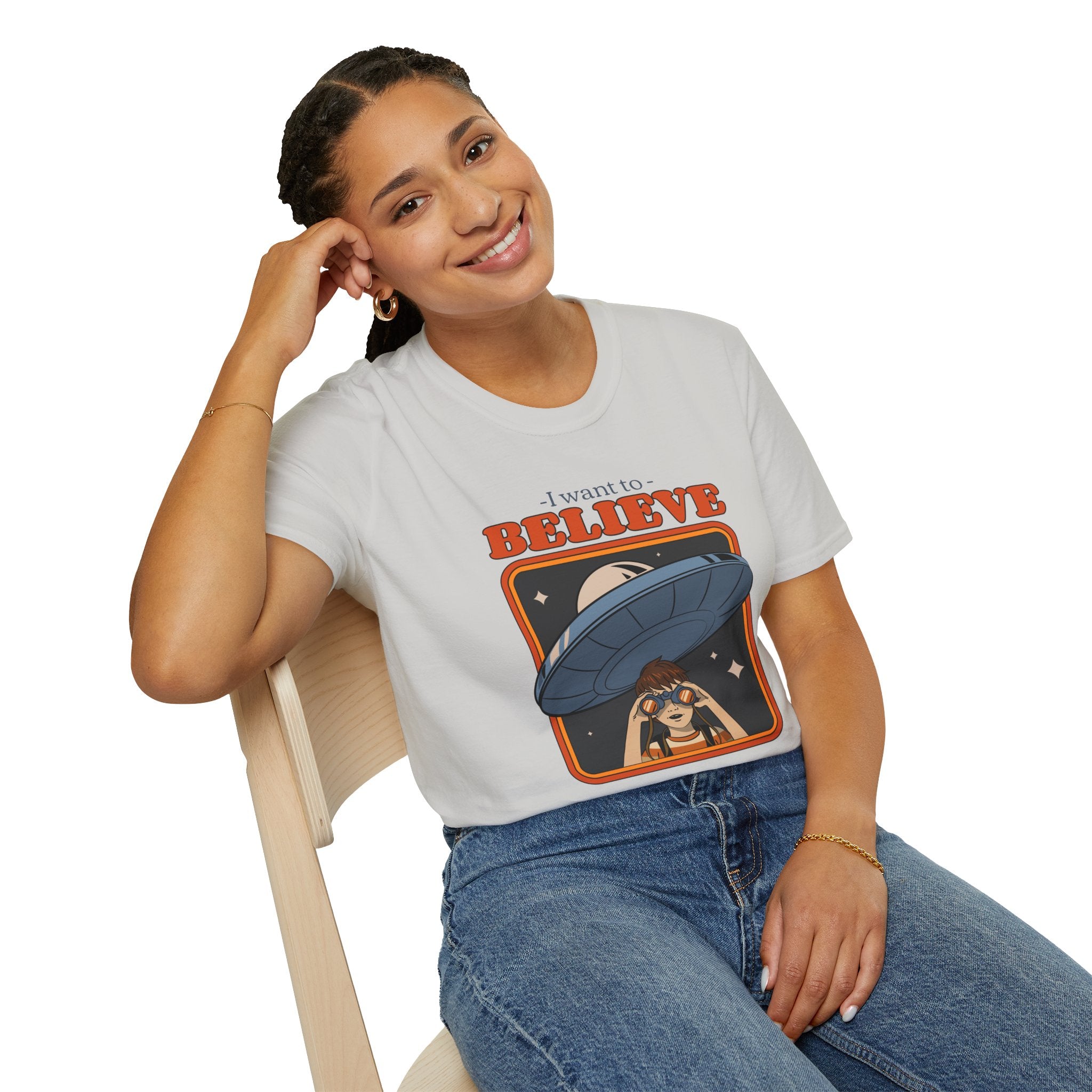 I Want To Believe, UFO - Unisex Softstyle T-Shirt