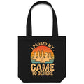 Chess, I Paused My Game To Be Here Canvas Tote Bag Default Title Tote Bag Chess Games Printed In Australia