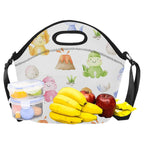 Hatching Dinosaurs - Neoprene Lunch Bag Neoprene Lunch Bag Printed Offshore