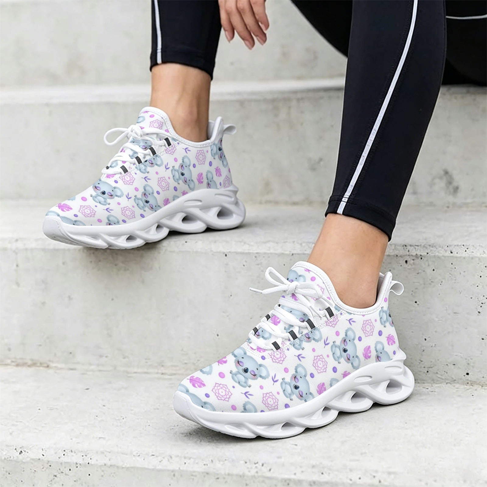 Zen Koala Women's Twisted Sole Sneakers