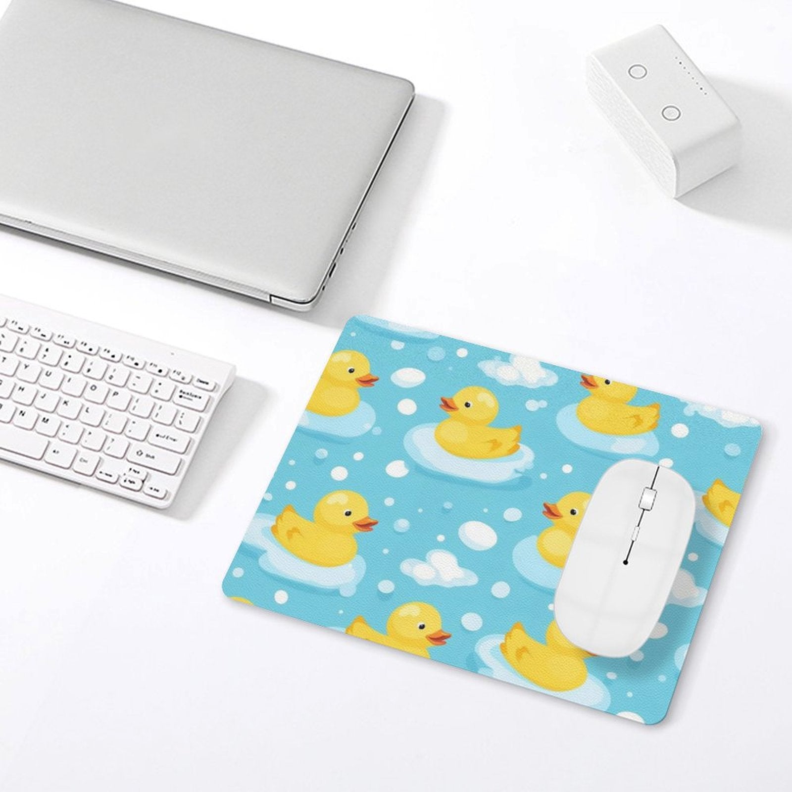 Rubber Ducks - Leather Mouse Pad Leather Mouse Pad Printed Offshore