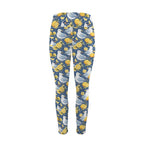 Lemon Seagull Women's High Waist Pockets Yoga Leggings Women's High Waist Pockets Yoga Leggings animal Printed Offshore