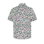 Animal Print In Colour Men's Short Sleeve Hawaiian Shirt Men's Hawaiian Shirt (New) animal Printed Offshore