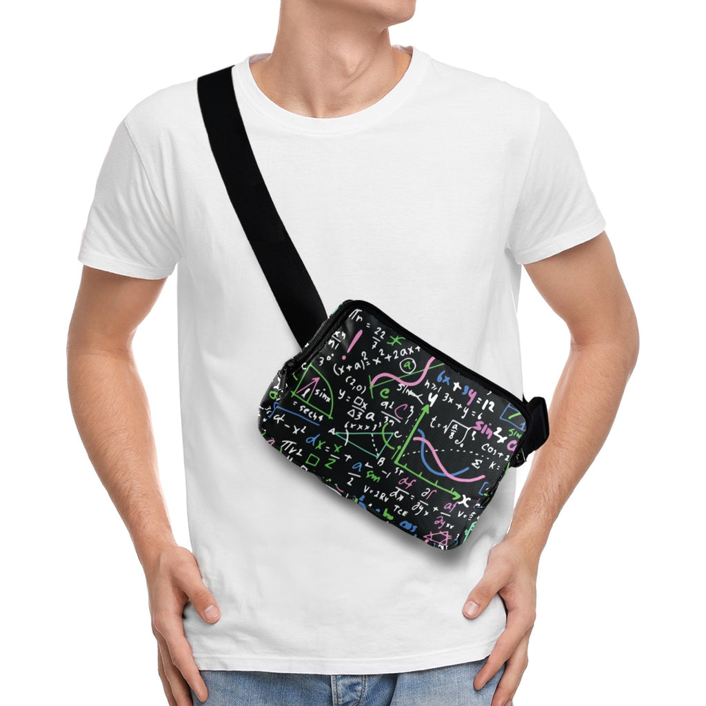 Equations In Green And Pink - Belt Bag