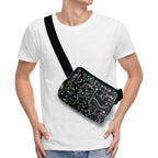 Equations In Green And Pink - Belt Bag
