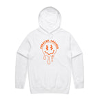 Forever Anxious - Mens Hoodie White Mens Hoodie Printed In Australia