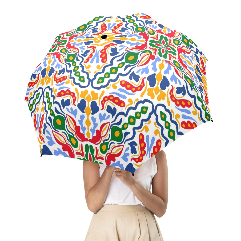 Bright Burst - Semi-Automatic Foldable Umbrella (Model U12) Semi-Automatic Foldable Umbrella (U12)