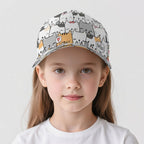 Cat Hello Kids Baseball Cap