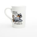 Whatever Life Throws At You, Duck And Let It Hit Someone Else White 10oz Porcelain Slim Mug Default Title Porcelain Mug animal Globally Fulfilled