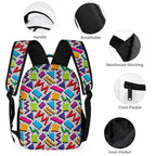 Graphic 80's Backpack, Lunch Bag & Pencil Case Set