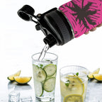 Palm Trees - Insulated Water Bottle with Dual-Use Lid (18oz) Insulated Water Bottle with Dual-Use Lid (18oz) Plants Printed Offshore