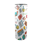 Science Time 20oz Tall Skinny Tumbler with Lid and Straw
