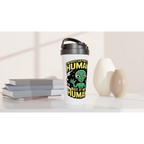 Alien, I'm Not Saying It Was Humans - White 15oz Stainless Steel Travel Mug Travel Mug Globally Fulfilled Sci Fi