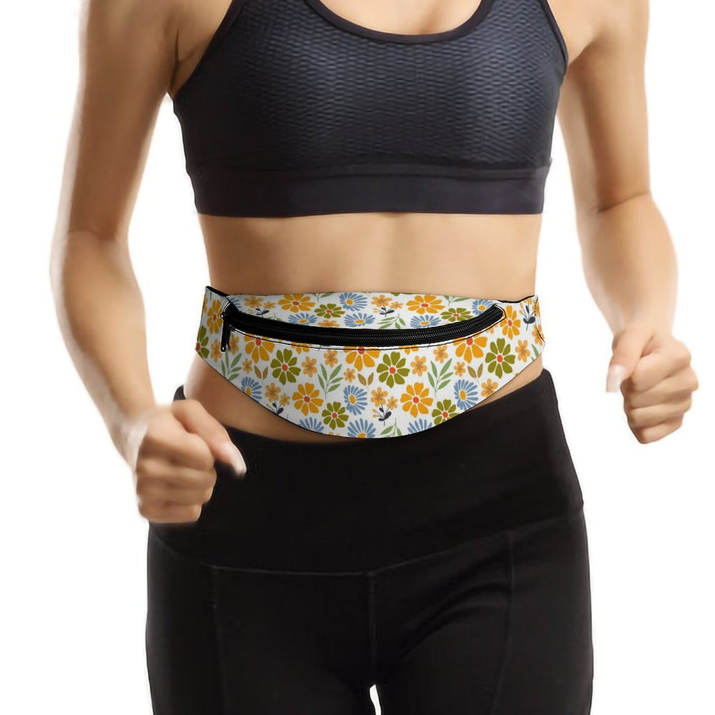 Retro Boho Flowers - Bum Bag / Fanny Pack