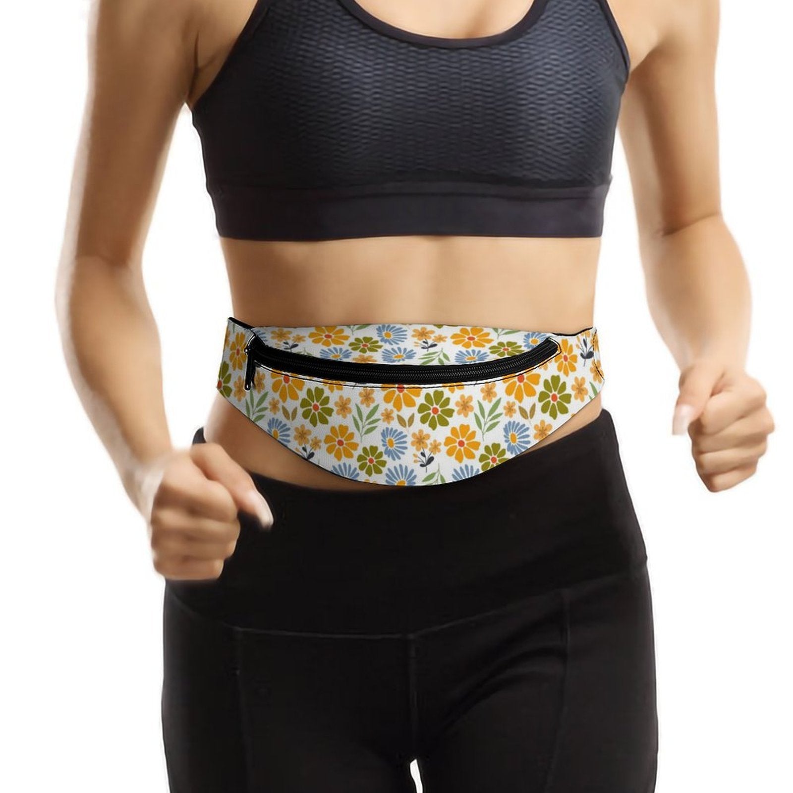 Retro Boho Flowers - Bum Bag / Fanny Pack