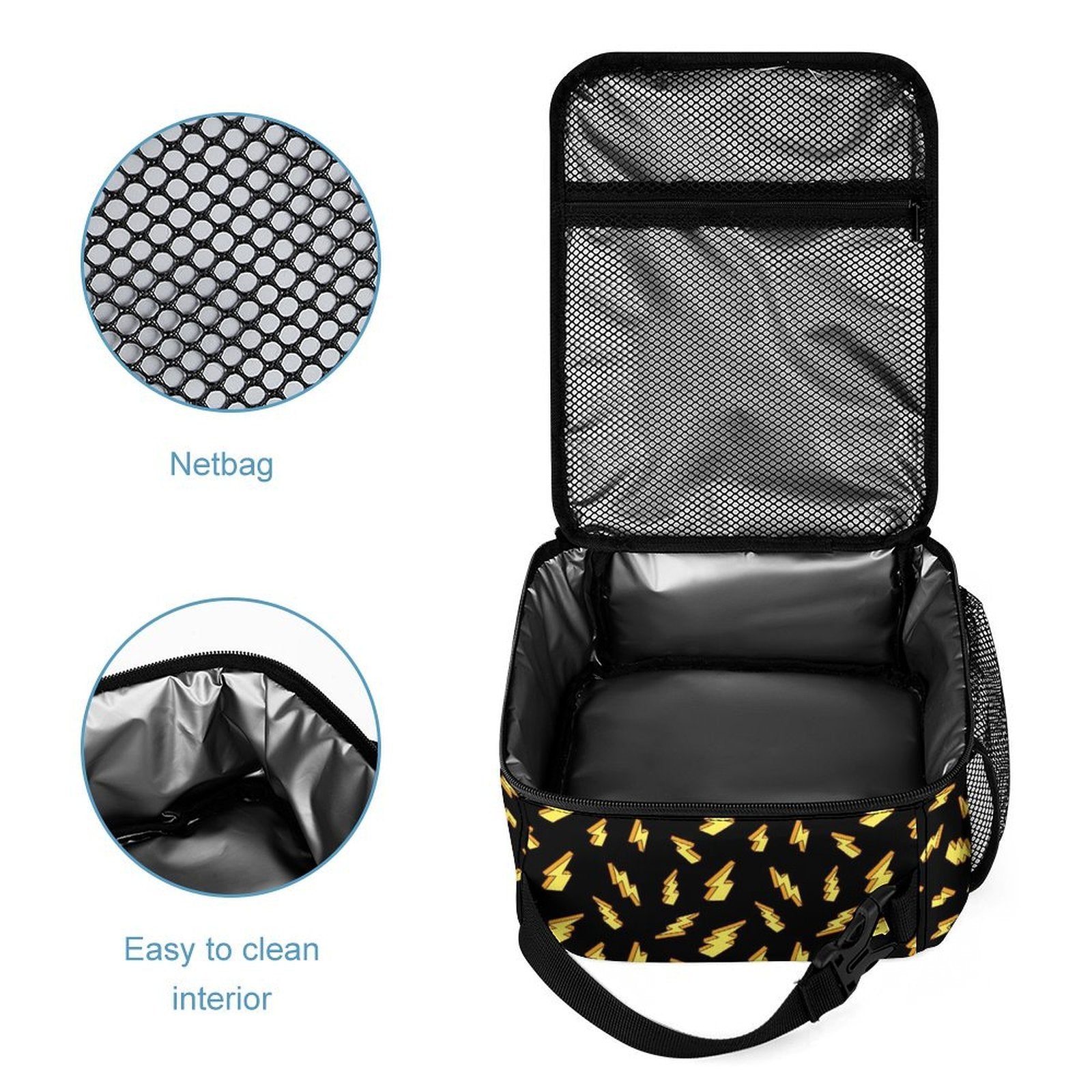 Lightning Bolts Backpack, Lunch Bag & Pencil Case Set