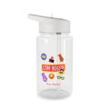 Personalised Stay Bossy Clear Tritan Water Bottle 16.9oz Transparent Personalised Clear Tritan Water Bottle Globally Fulfilled