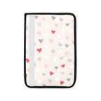Pretty Hearts Car Seat Belt Cover 7''x10'' (Pack of 2) Car Seat Belt Cover 7x10 (Pack of 2) Love Printed Offshore