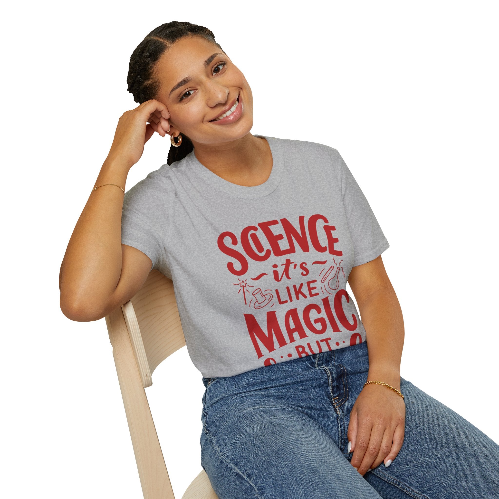 Science, It's Like Magic But Real - Unisex Softstyle T-Shirt