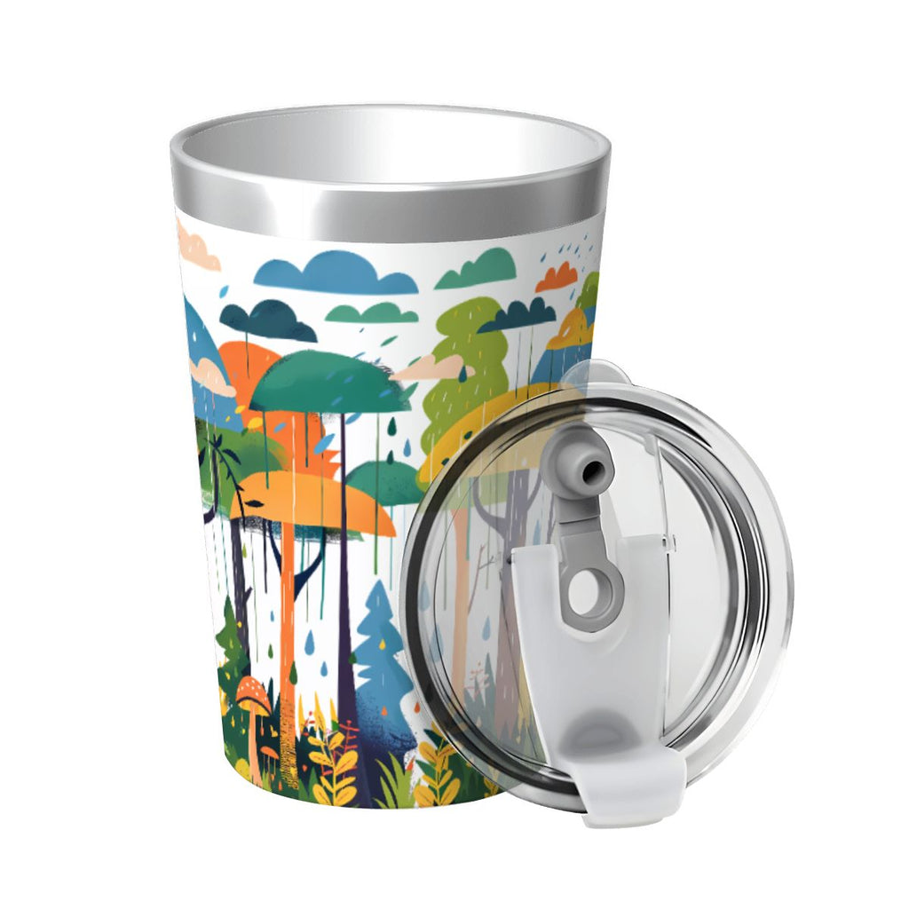 Colourful Rainforest Small Stainless Steel Travel Mug Cup 12oz/350ml
