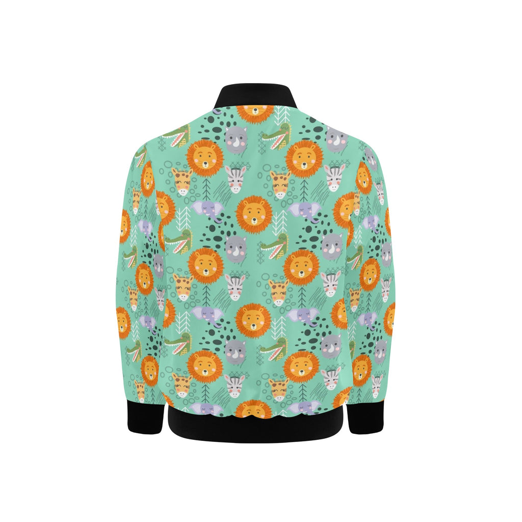 Safari Animals Kids Bomber Jacket